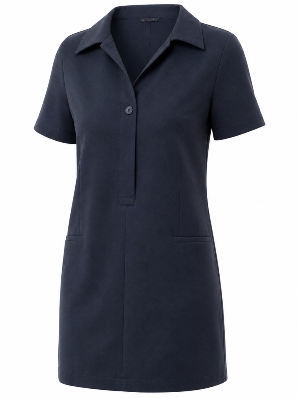 Sisley Navy Short Sleeve Shirt Dress